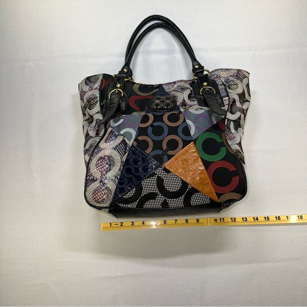 Coach Vintage Multi Patch Patchwork 1941 Hobo 2 S… - image 14